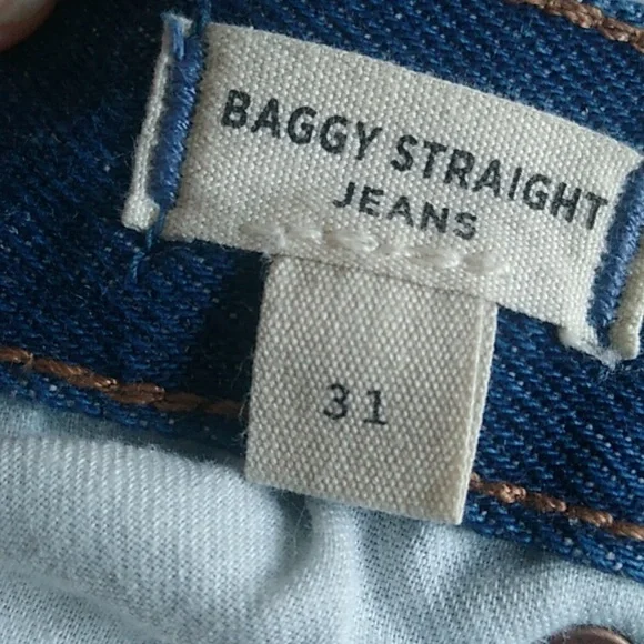 Madewell Womens Baggy Straight Jeans Size 31 medium wash Style NH643 - Picture 9 of 16